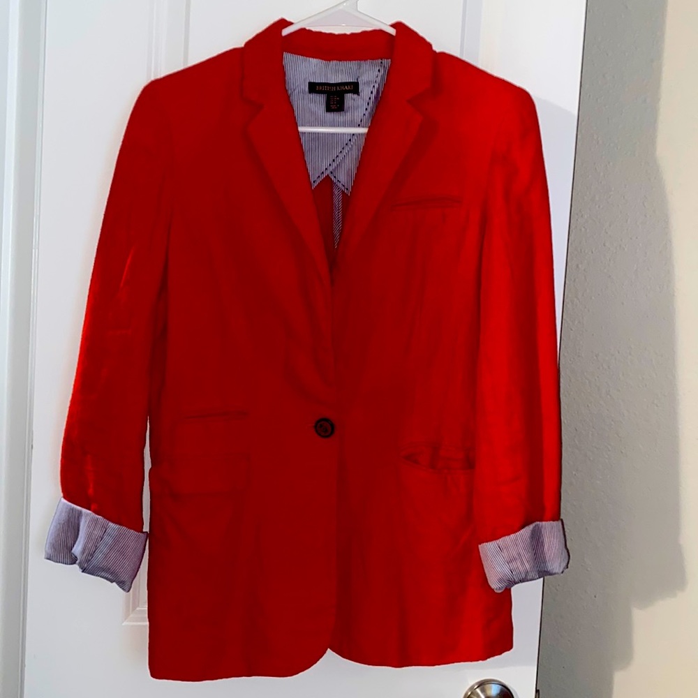 Red blazer